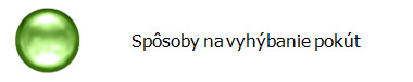 Spôsoby na vyhýbanie pokút