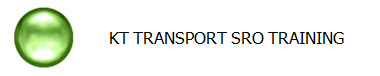 KT TRANSPORT SRO TRAINING